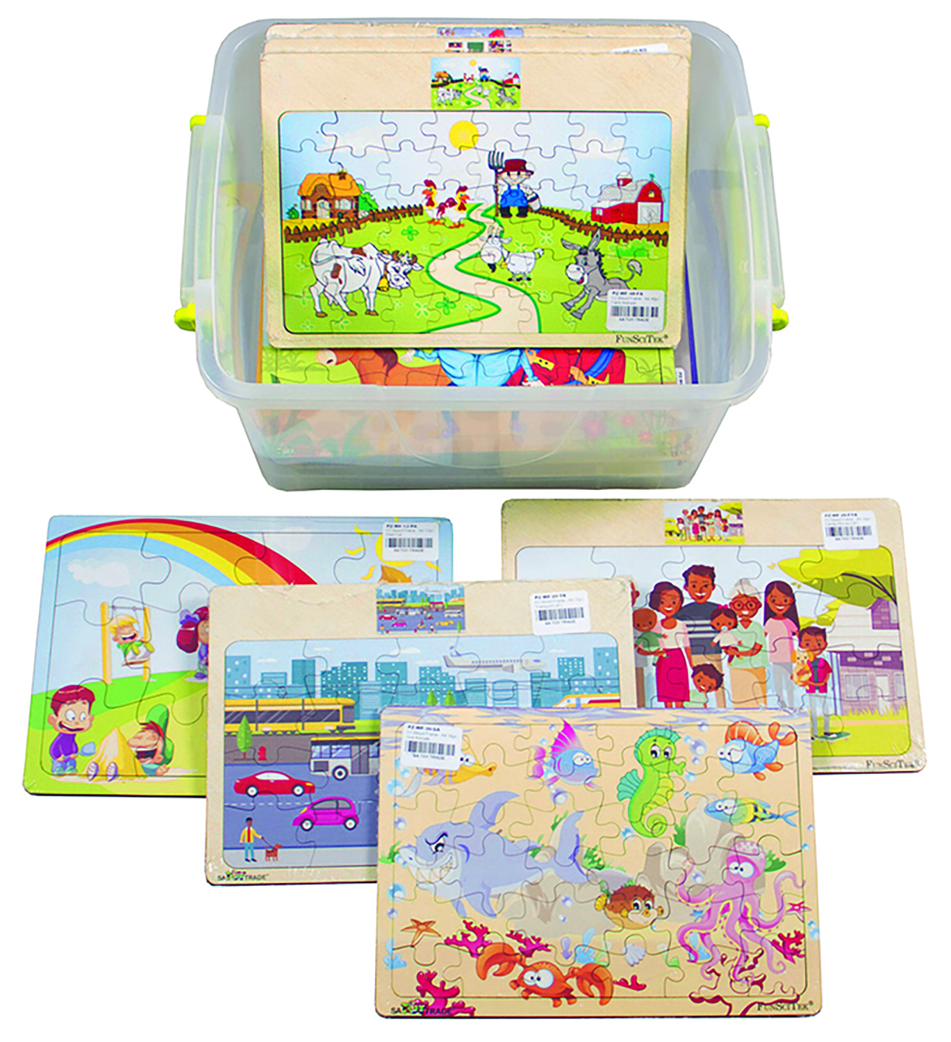 Puzzle Kit – 12 wooden puzzles | Macmillan South Africa